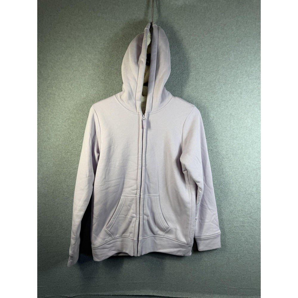 Wonder Nation Hoodie Kids 18 Purple Sherpa Lined Fleece Full Zip Sweatshirt